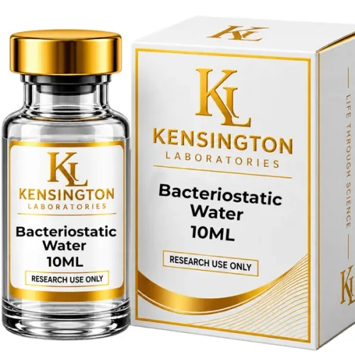 10ml Bacteriostatic Mixing Water lyophilised research peptide vial from Kensington Laboratories Ireland