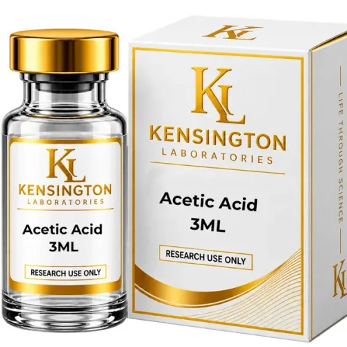 3ml Acetic Acid lyophilised research peptide vial from Kensington Laboratories Ireland