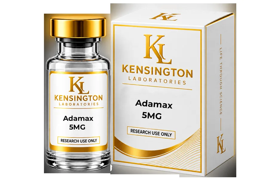 Adamax — 5mg lyophilised research peptide vial from Kensington Laboratories Ireland