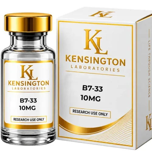 B7-33 — 10mg lyophilised research peptide vial from Kensington Laboratories Ireland