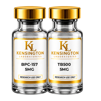 BPC-157 and TB-500 Stack — 10mg lyophilised research peptide vial from Kensington Laboratories Ireland