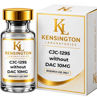 CJC-1295 without DAC — 10mg lyophilised research peptide vial from Kensington Laboratories Ireland