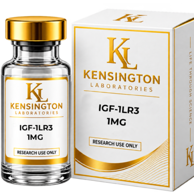 IGF-1 LR3 — 1mg lyophilised research peptide vial from Kensington Laboratories Ireland