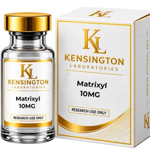 Matrixyl — 10mg lyophilised research peptide vial from Kensington Laboratories Ireland