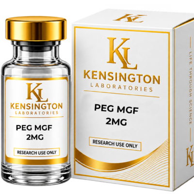PEG-MGF — 2mg lyophilised research peptide vial from Kensington Laboratories Ireland